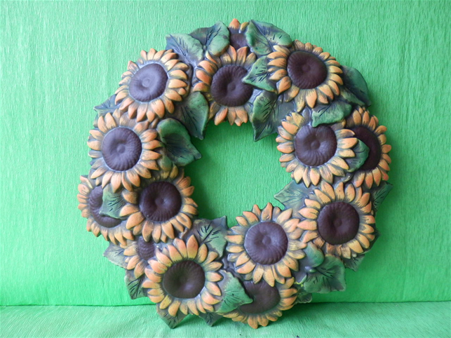 věnec slunečnice-P